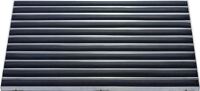 Aluprofilmatte schwarz Gummieinlage L385xB585mm
