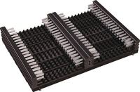 Fußmatte schwarz 100% PP L290xB390xS55mm