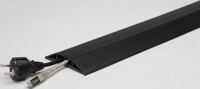 Kabelbrücken L3000xB75xH12mm Ku.grau m.Doppelklebeband EHA