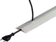 Kabelbrücken L1500xB62xH12mm Ku.grau m.Doppelklebeband EHA