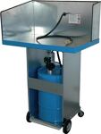 Kleinteilereiniger f.50-60l-Gebinde Stahlbl.verz.fahrbar