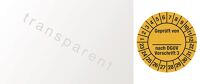 Mehrjahresprüfplakette, NW-Nr.: 9000477099 B25xL60mm Geprüft n.DGUV3, 23-32 Folie   