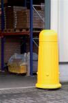 Absperrpoller H.1300xD.500mm mobil PVC gelb 30kg