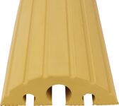 Schlauch- u.Kabelbrücke L1500xB210xH65mm Vollgummi gelb