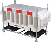 Transport- u.Lagergestell f.15 Absperrgitter 47,2 kg