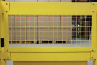 Durchgriffschutzgitter H450xB1200mm gelb z.Anschr.STA