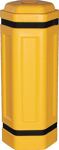Säulen- u.Pfostenschutz H.1000mm f.Pfostenmaß 150x150mm PE gelb