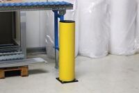 Rammschutzpoller Rohr-Ø200xH750mm gelb z.Aufdübeln PE DANCOP