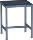 Schweißtisch L700xB700xH850mm taubenblau m.Rostarbeitsfläche H.40mm