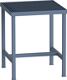 Schweißtisch L700xB700xH850mm taubenblau m.Rostarbeitsfläche H.40mm