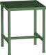 Schweißtisch L700xB700xH850mm resedagrün m.Rostarbeitsfläche H.40mm