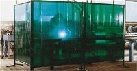 Schutzschirm mobil m.Folie glasklar B 1455 x H 1870mm