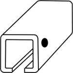Schienenverbinder f.C-Profil verz.