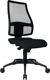 Bürodrehstuhl Punktsynchr.-T.schwarz 430-510mm Lehnenhöhe 650-710mm