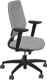 Bürodrehstuhl m.Synchr.-Techn.platingrau/platingrau 390-510mm