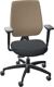 Bürodrehstuhl m.Synchr.-Techn.schwarz/cappuccino 390-510mm
