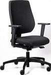 Bürodrehstuhl m.Synchr.-Techn.schwarz/schwarz 390-510mm