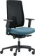 Bürodrehstuhl m.Synchr.-Techn.wasserblau 400-520mm m.Lehnen Trgf150kg DAUPHIN