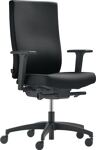 Bürodrehstuhl m.Synchr.-Techn.Sitztiefe 380-440mm schwarz 400-520mm