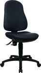 Bürodrehstuhl m.Permanentkontakt schwarz 420-550mm Trgf.110kg TOPSTAR