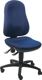 Bürodrehstuhl m.Permanentkontakt blau 420-550mm Trgf.110kg TOPSTAR