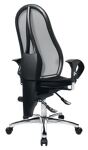 Bürodrehstuhl m.Permanentkontakt schwarz/schwarz 460-560mm m.Rl.TOPSTAR