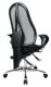 Bürodrehstuhl m.Permanentkontakt schwarz/schwarz 460-560mm m.Rl.TOPSTAR