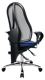 Bürodrehstuhl m.Permanentkontakt blau/blau 460-560mm m.Rl.TOPSTAR