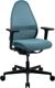 Bürodrehstuhl Soft Sitness Art m.Auto-Syncronmechanik blau 440-520mm