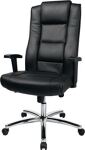 Chefsessel Leder/Kunstleder schwarz m.Synchrontechnik 420-510mm