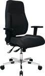 Bürodrehstuhl Punktsynchr.-T.schwarz 430-510mm Trgf.110kg TOPSTAR