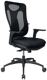 Bürodrehstuhl Net Pro 100 m.Punktsynchrontechnik schwarz 450-550mm m.Rollen