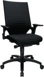 Bürodrehstuhl Autosynchr.-T.schwarz 420-550mm m.Lehnen Trgf.110kg TOPSTAR