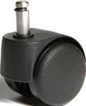 Rl.f.weiche BD D.50mm f.Bürodrehstuhl Stift-L.23mm 5 St./Btl.TOPSTAR