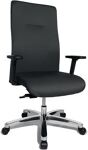 Bürodrehstuhl m.Punktsynchront. anthrazit 440-520mm m.Armleh. Trgf.150kg TOPSTAR