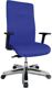 Bürodrehstuhl m.Punktsynchrontech. blau 440-520mm m.Armlehnen Trgf.150kg TOPSTAR