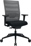 Bürodrehstuhl m.Synchr.-Techn.schwarz/grau 420-540mm m.Lehnen Trgf.110kg TOPSTAR