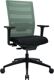 Bürodrehstuhl m.Synchr.-Techn.schwarz/mint 420-540mm m.Lehnen Trgf.110kg TOPSTAR