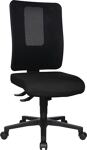 Bürodrehstuhl m.Synchr.-Techn.schwarz/schwarz 460-560mm Trgf.110kg TOPSTAR
