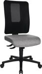 Bürodrehstuhl m.Synchr.-Techn.schwarz/hellgrau 460-560mm Trgf.110kg TOPSTAR