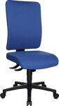 Bürodrehstuhl m.Synchr.-Techn.blau 450-550mm Trgf.110kg TOPSTAR
