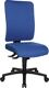 Bürodrehstuhl m.Synchr.-Techn.blau 450-550mm Trgf.110kg TOPSTAR
