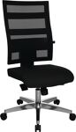 Bürodrehstuhl Punktsynchr.-T.schwarz/schwarz 450-550mm Trgf.110kg TOPSTAR