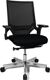Bürodrehstuhl Punktsynchr.-T.schwarz/schwarz 450-550mm