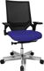 Bürodrehstuhl Punktsynchr.-T.schwarz/blau 420-550mm m.Lehnen Trgf.110kg TOPSTAR