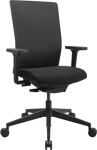 Bürodrehstuhl Synchr.-M.schwarz/schwarz 420-540mm m.Lehnen Trgf.110kg TOPSTAR