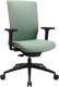 Bürodrehstuhl Synchr.-M.mintgrün 450-570mm m.Lehnen Trgf.110kg TOPSTAR