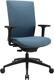 Bürodrehstuhl Synchr.-M.petrol 450-570mm m.Lehnen Trgf.110kg TOPSTAR
