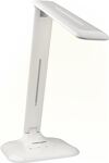 Schreibtischlampe Ku.weiß H.510mm m.Standfuß u.5-Stufen-Dimmer m.LED