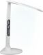 Schreibtischlampe Ku.weiß H.700mm m.Standfuß u.5-Stufen-Dimmer m.LED